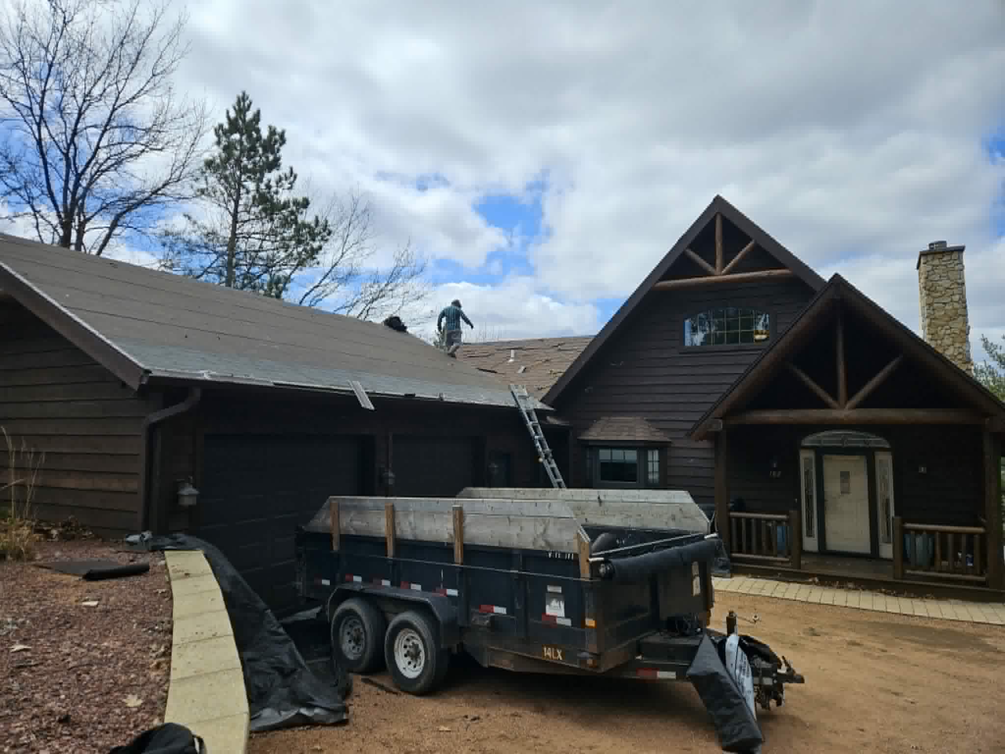 Before — chimney repair project by Chimneys Plus Roofing & Exteriors in Madison, WI